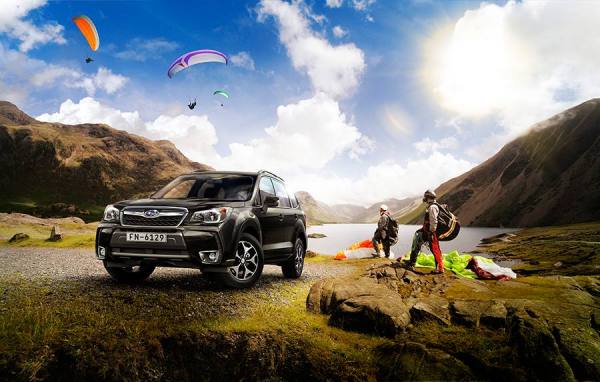 Photograph Carl Lyttle Subaru Paraglider on One Eyeland